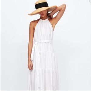 Zara tiered maxi dress